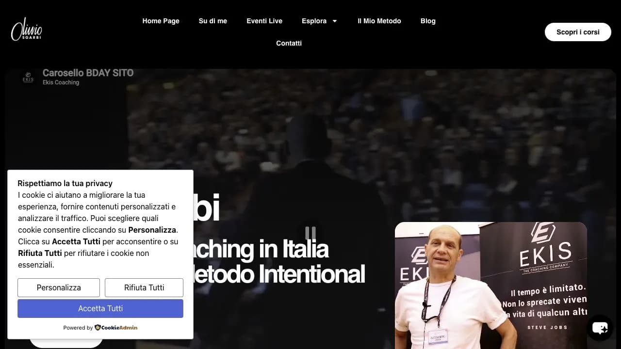 Anteprima del sito Livio Sgarbi